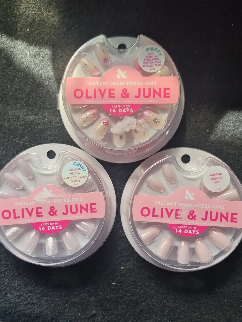 Lot Of 3 Mani Press Ons